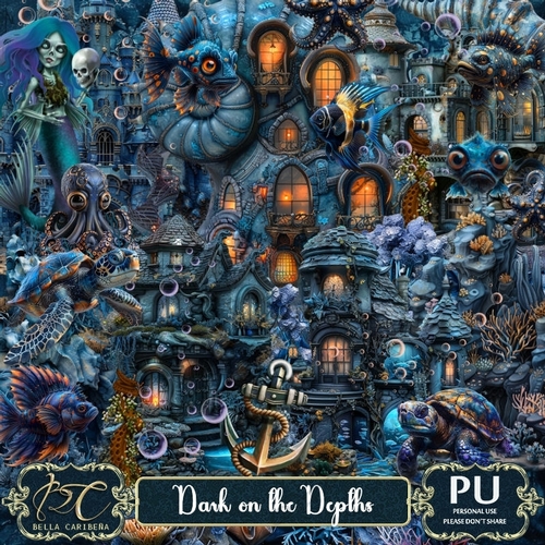 Dark on the Depths, kit from Bella Caribeña