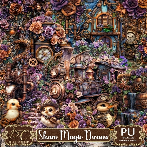 Steam Magic Dreams, kit from Bella Caribeña