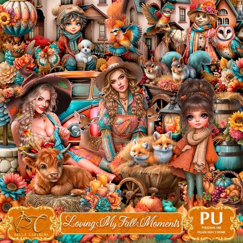 Loving My Fall Moments, kit from Bella Caribeña