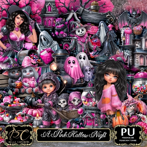 A Pink Hallow, kit from Bella Caribeña