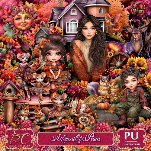 A Scent of Plum, kit from Bella Caribeña