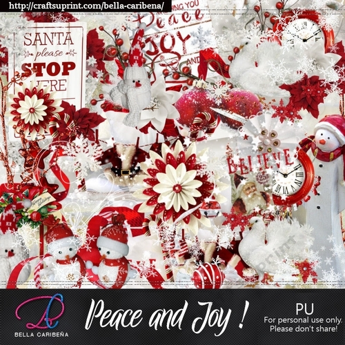 Peace And Joy Scrapkit