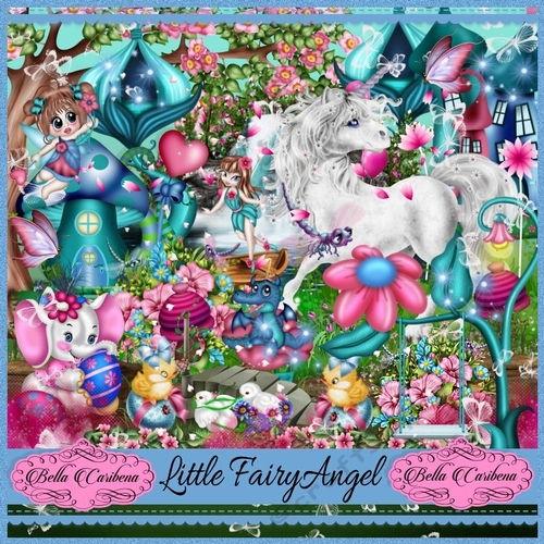 Little Fairy Angel, kit from Bella Caribena