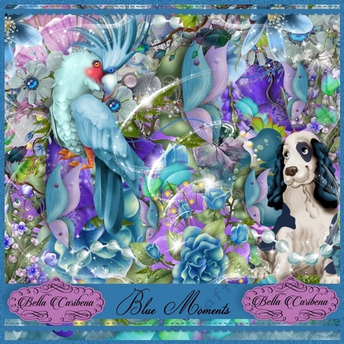 Blue Moments, kit from Bella Caribena 