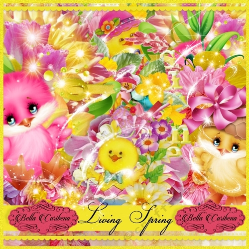 Living Spring, kit from Bella Caribena 