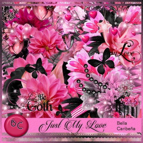 Just My Love, kit from Bella Caribena