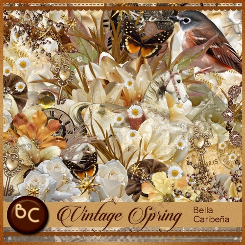 Vintage Spring, kit from Bella Caribena 