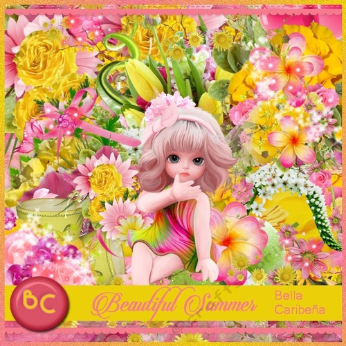Beautiful Summer , kit from Bella Caribena 