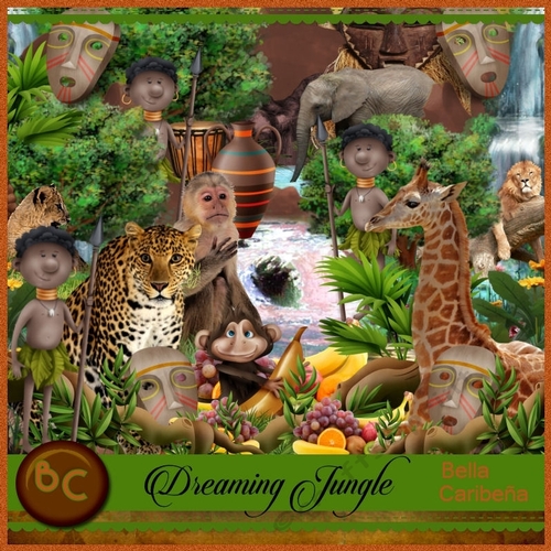 Dreaming Jungle, kit from Bella Caribena 