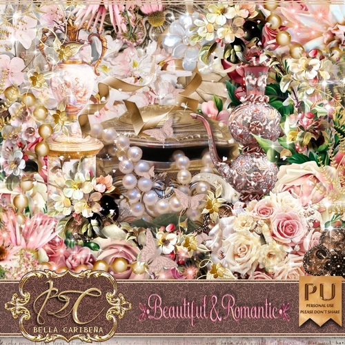 Beautiful And Romantic, kit from Bella Caribena 