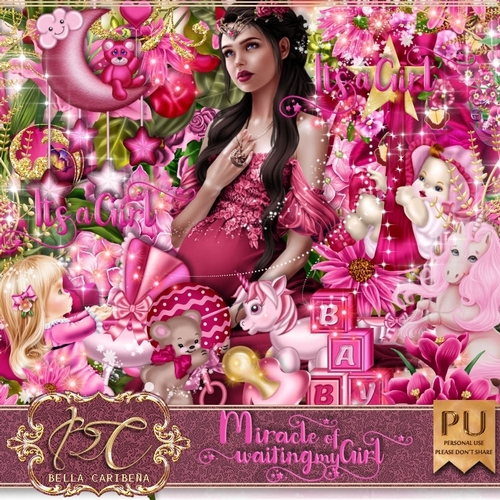 Miracle Of Waiting, My Girl, kit from Bella Caribena