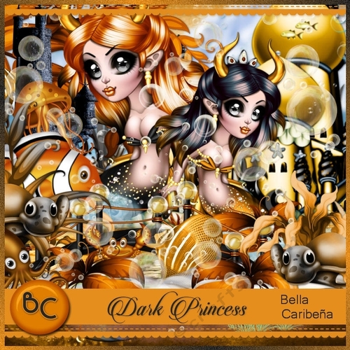 Dark PRincess,  kit from Bella Caribena 