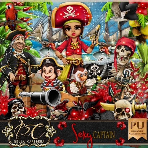 Sexy Captain, kit from Bella Caribena 