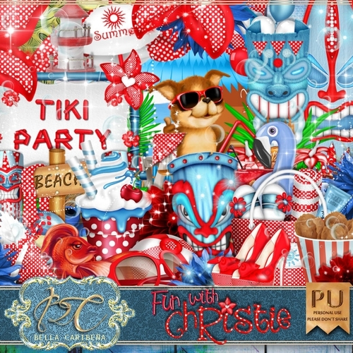 Fun With Christie,  kit from Bella Caribena 