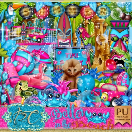 Better In The Beach, kit from Bella Caribena  