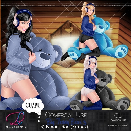 Big Teddy Bear 3, from Bella Caribena 