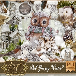 Did You Say Winter, kit from Bella Caribena