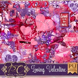 Loving Valentine, kit from Bella Caribena