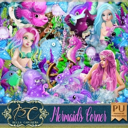 Mermaids Corner,  kit from Bella Caribena 
