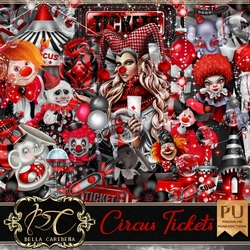 Circus Ticket, kit from Bella Caribena 