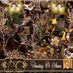 Fantasy Or Steam, kit from Bella Caribena