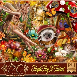 HedgeHog N Fairies, kit from Bella Caribena 