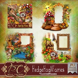 Hedge Hog N Fairies CF 8, from Bella Caribena