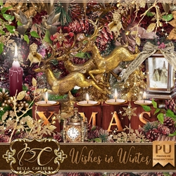 Wishes In Winter, kit from Bella Caribena 