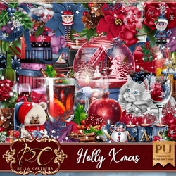 Holly Xmas, kit from Bella Caribena 