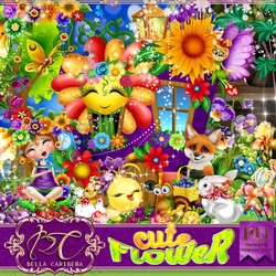 Cute Flower, kit from Bella Caribena