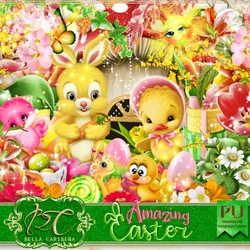 Amazing Easter, kit from Bella Caribena
