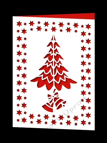 CHRISTMAS TREE FRAMED CARD 8