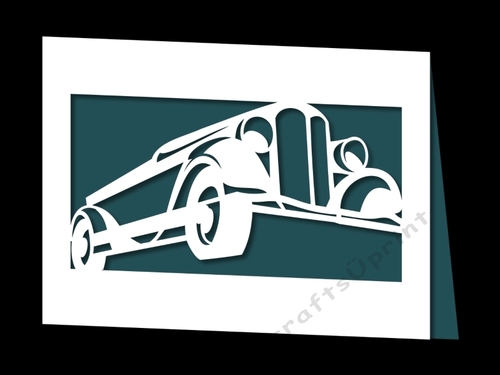 VINTAGE CAR APERTURE CARD 3