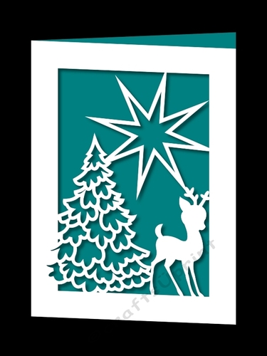 CHRISTMAS TREE AND REINDEER