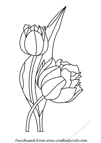 Floral Digital Stamp 56