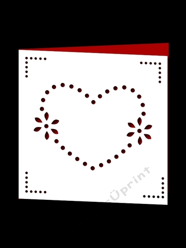 FLORAL SQUARE CARD 8