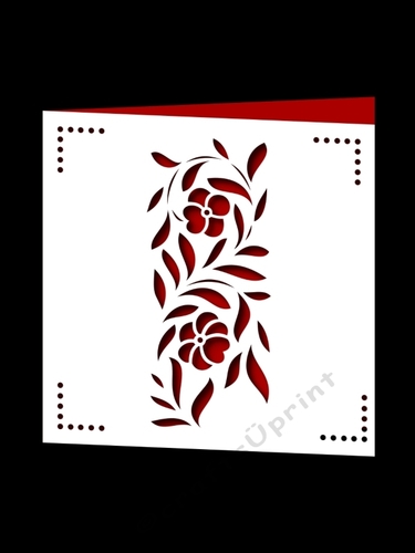 FLOWER SQUARE CARD 11