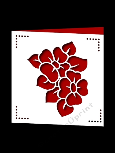 FLORAL SQUARE CARD 39