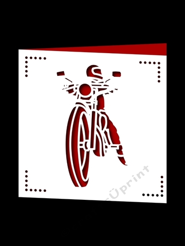 MOTORBIKER SQUARE CARD 2