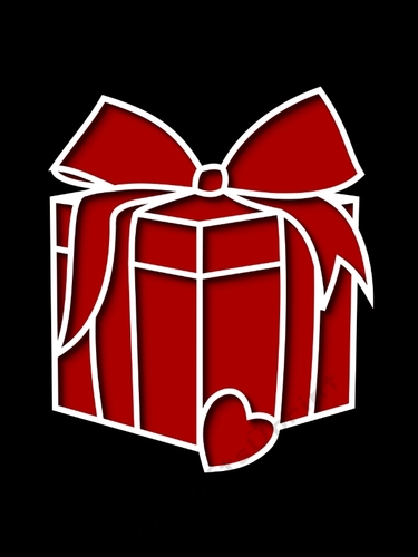 VALENTINE GIFT BOX TOPPER