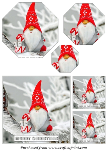 Imp Santa Claus Octagon Pyramid