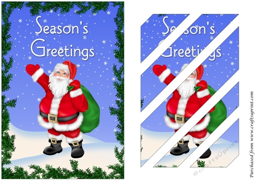 Santa Claus Oblique Panels