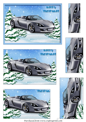 Christmas Sports Car Pyramid