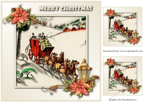 Vintage Cheery Christmas Topper