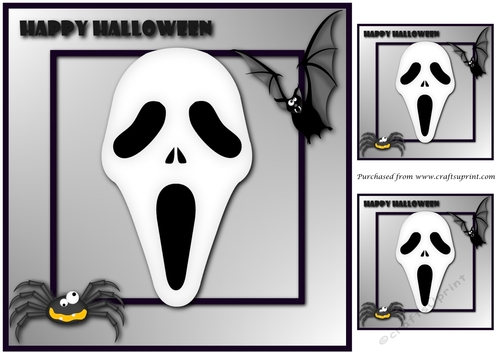 Halloween Scary Mask Topper
