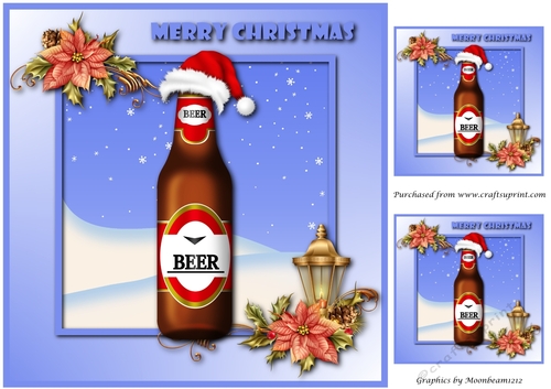 Christmas Beer Topper