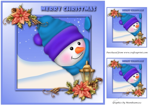 Curious Snowman Topper