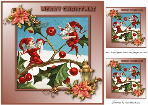 Vintage Elves Topper