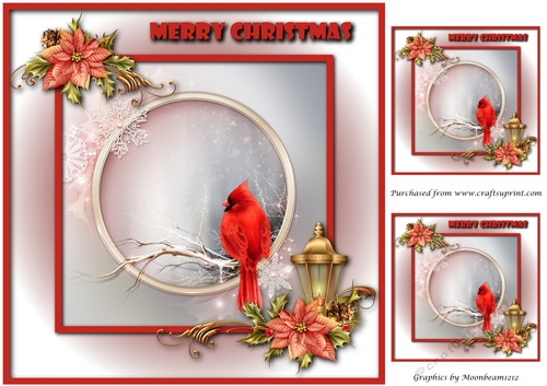 Christmas Cardinal Topper