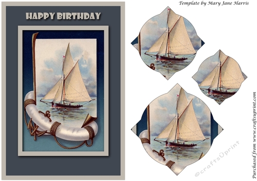 Vintage Sailing Boat Splendid Pyramid
